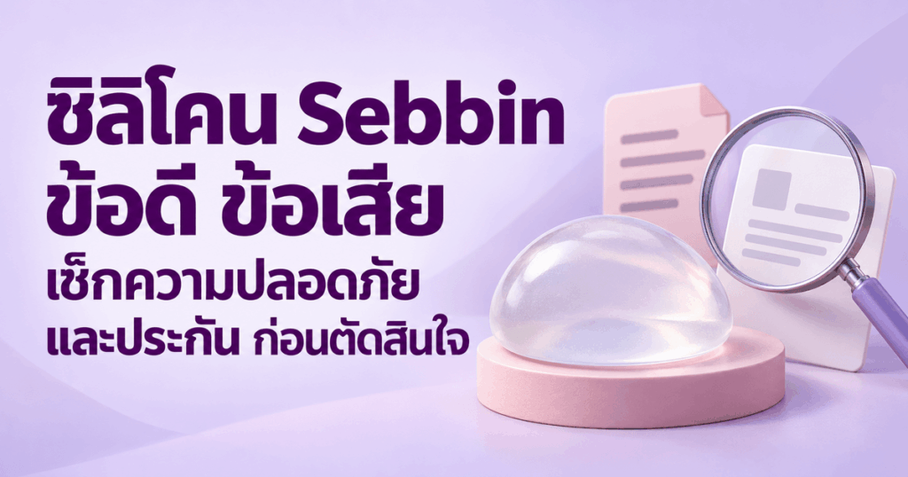ซิลิโคน Sebbin ข้อดี ข้อเสีย